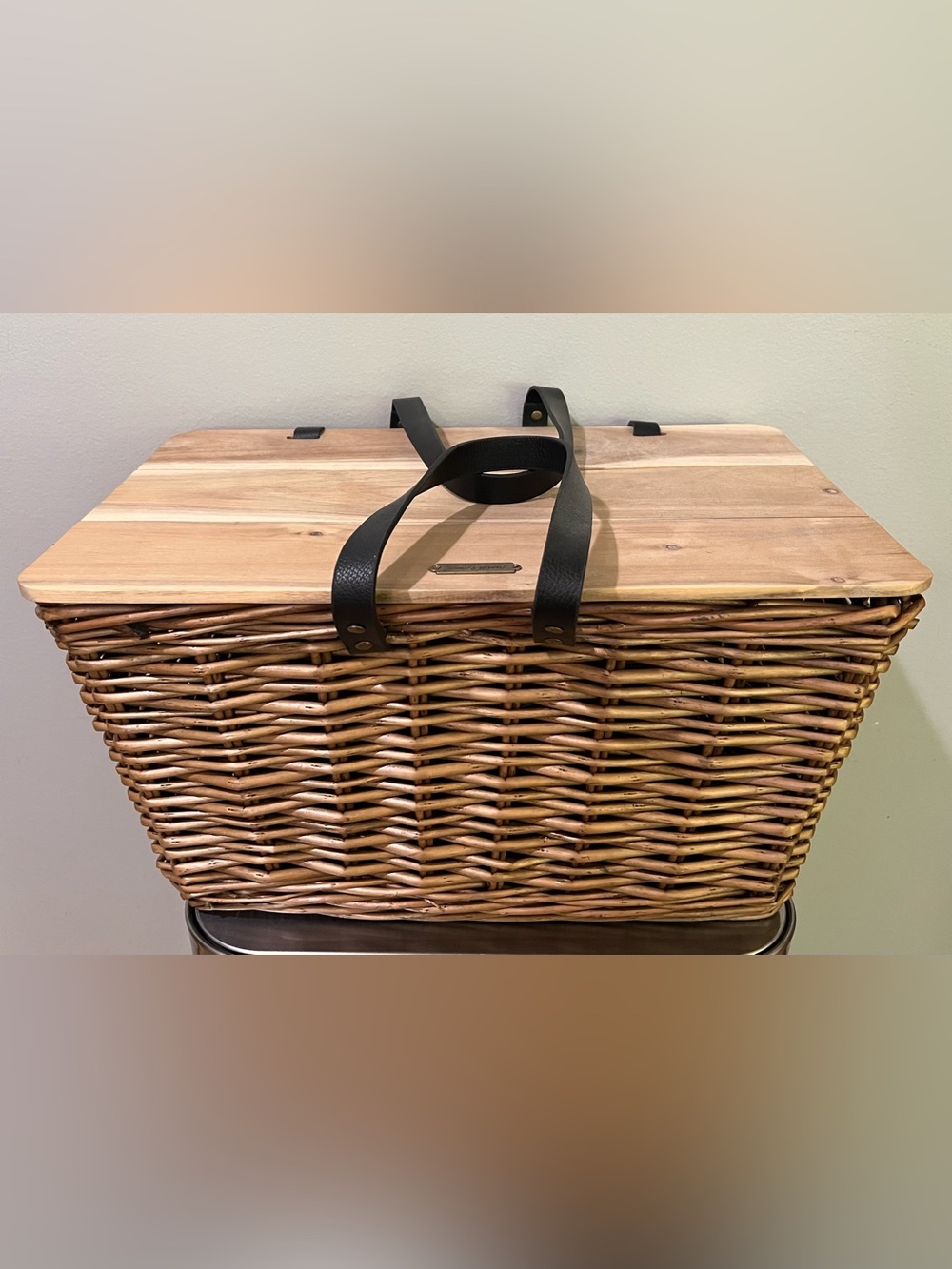 Hearth & Hand Magnolia Picnic Basket